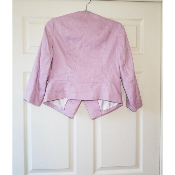 Express Lavender Purple Single Button Blazer Jacket Women's Size 8 - Picture 5 of 7